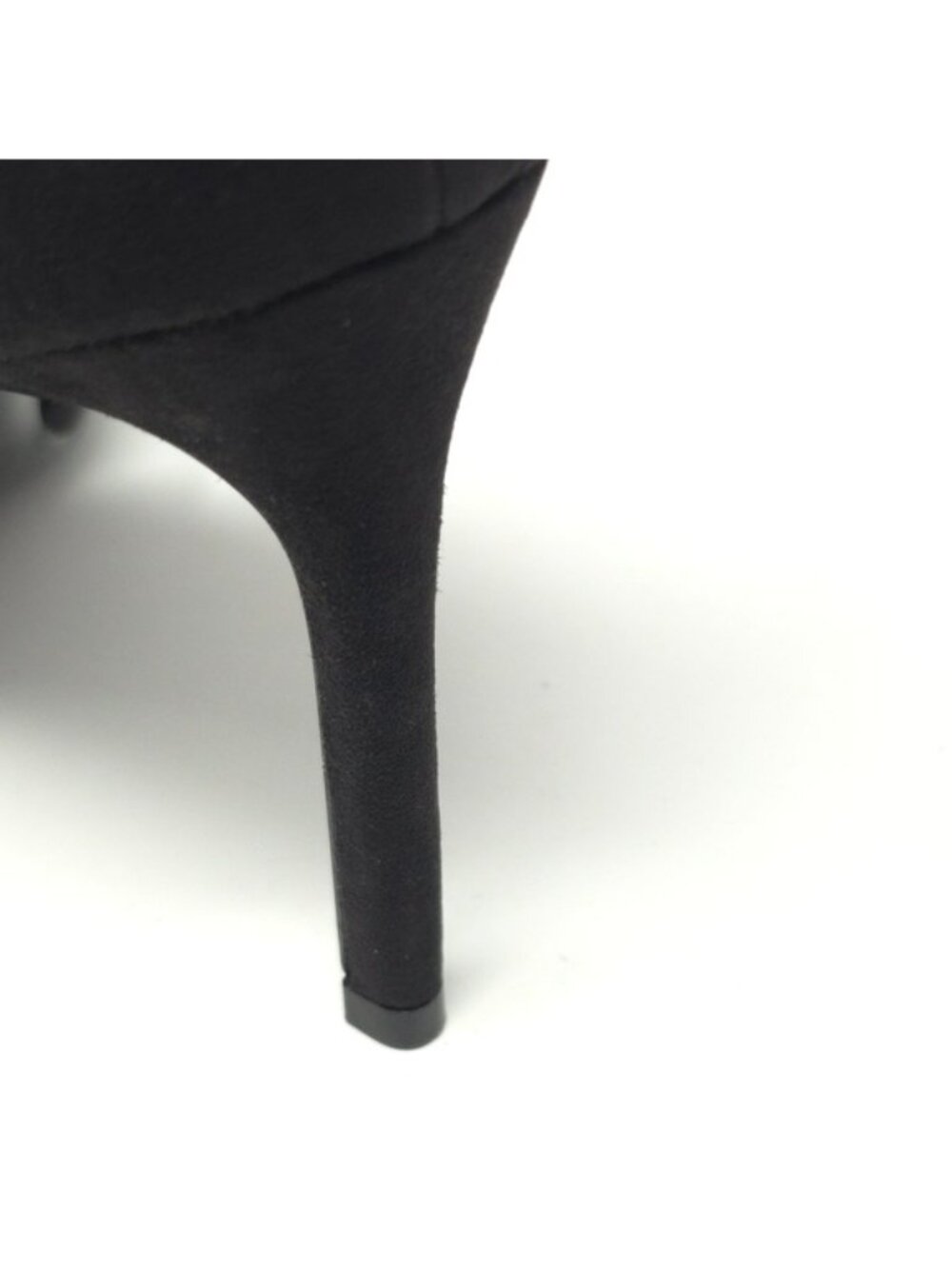 Mango Audrey Black Suede Pointed Toe Stiletto Pumps Size EU 37 / US 9.5M - Picture 9 of 11